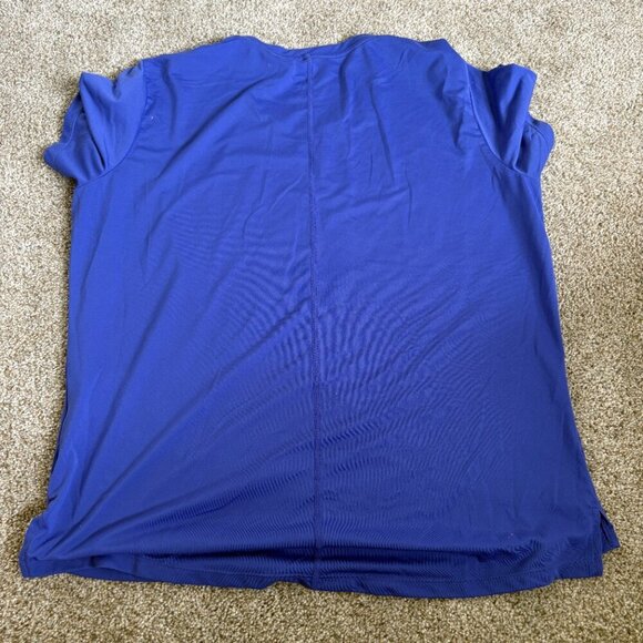 Nike Women's T-Shirt Blue Dri-Fit Size M - Picture 6 of 8